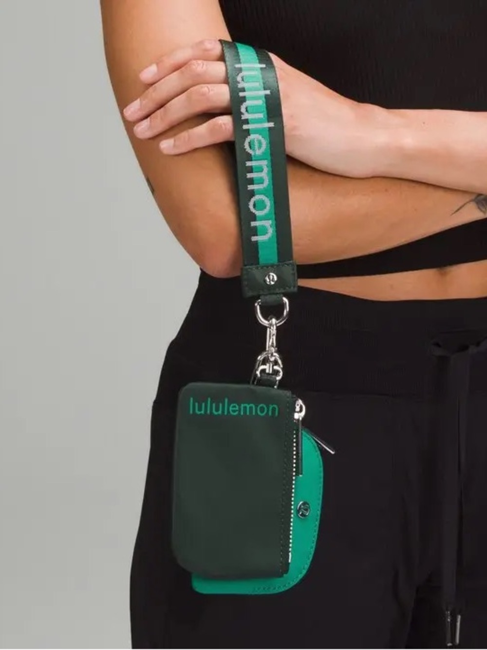 Lululemon Dual Pouch Wristlet Keychain